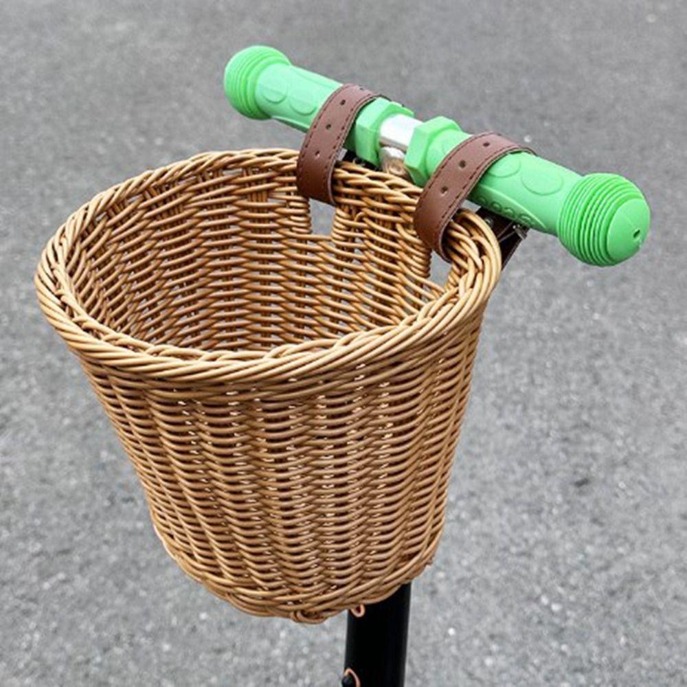 23*20*16cm/20*16.5*16cm/27*24cm Bicycle Storage Bag Bicycle Accessories Hand-Woven Sticker