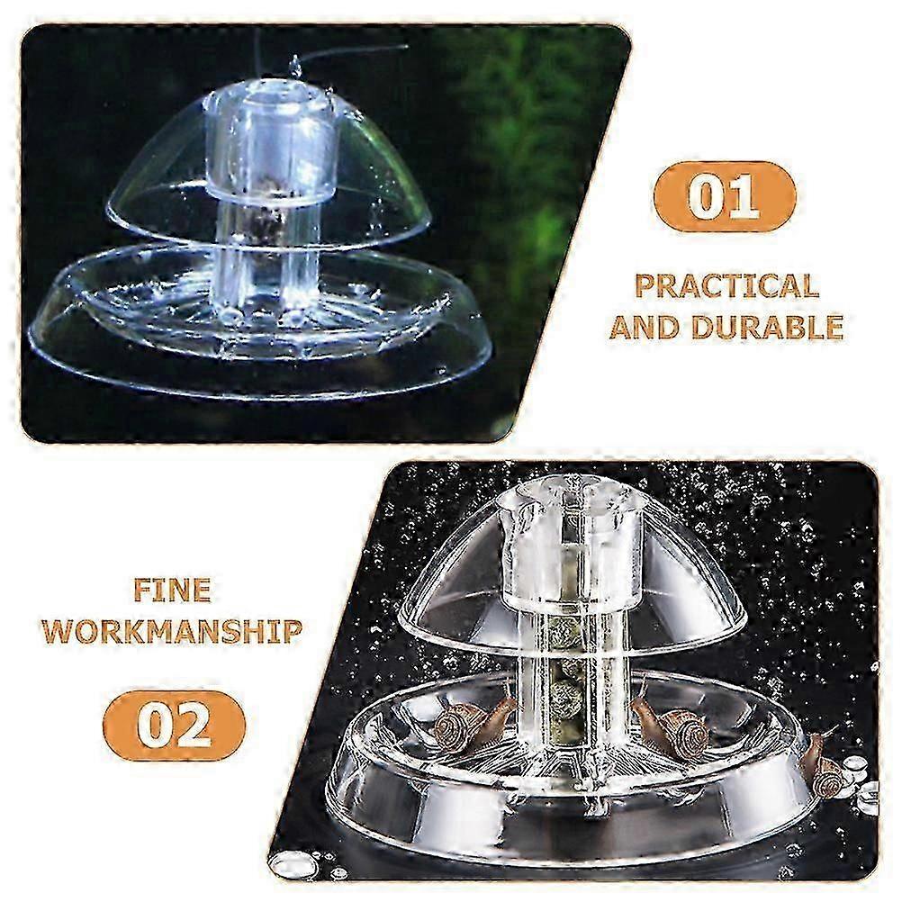 2Pcs Snail Trap for Fish Tank Aquarium Snail Trap Plastic Snail Catcher Transparent Snail Trap hwy