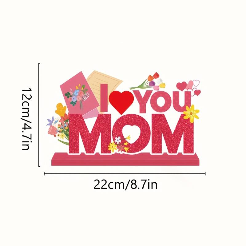 Mother's Day DIY Handmade Multiple Styles Decorative Cartoon Floral Pattern Ornaments Gift Chic Crafts Unique Creative Decorations