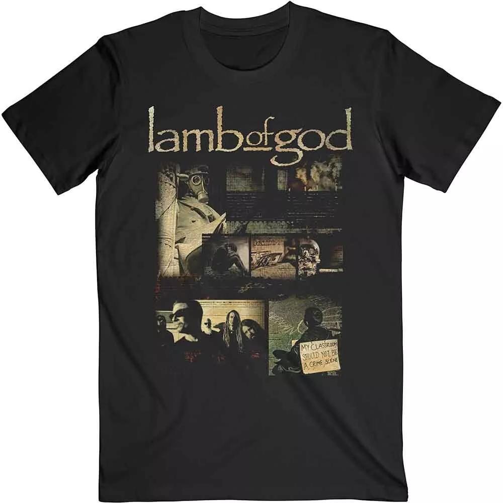 Lamb Of God 'Album Collage' Black T shirt - NEW