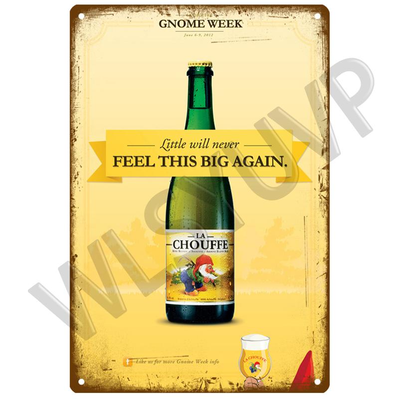 La Chouffe Retro Hertog Jan Металлическая вывеска Жестяная вывеска Виски Бельгия Пиво Дощечка Металлический настенный декор Винтажный декор Плакатные тарелки Мужская пещера