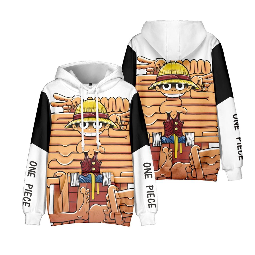 ONE PIECE, толстовки с рисунком аниме, мужские/женские толстовки с рисунком Monkey D. Пуловеры с капюшоном «Луффи», большие толстовки в стиле Харадзюку