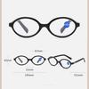 Small Oval Reading Glasses for Women Black Computer Anti Blue Light Glasses for Reading Trend Hyperopia Lenses with Recipe+1.0 +1.5 +2.0 +2.5 +3.0