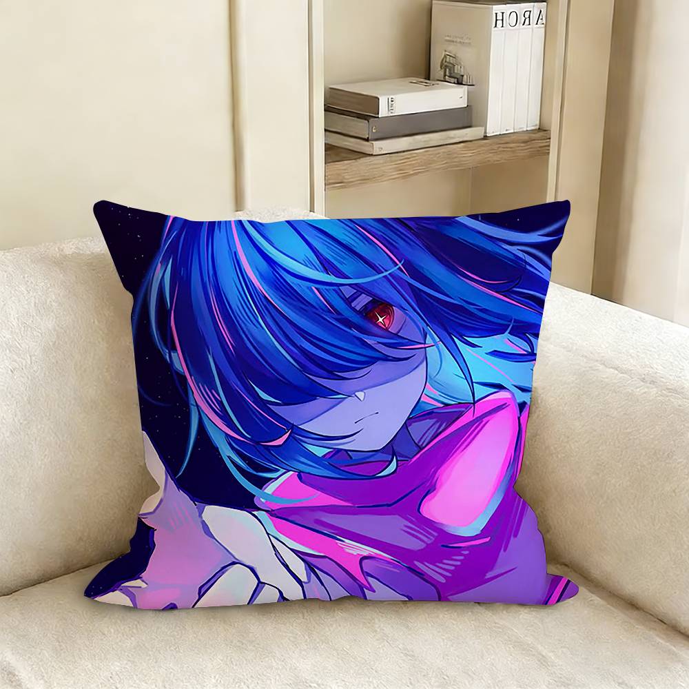 DDeltaruneS KKris Various Sizes Square Pillow Case For Car Home Bedchamber Decor