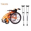 Mini Wheelchair Toy Set for Dollhouse Miniature Model with Crutches House Decoration DIY Crafts Sand Table Accessories Wheelchair Toys Mini Crutches