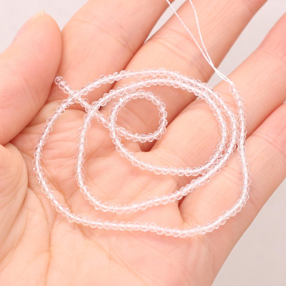 3-ниточные бусины из шпинели из натурального камня 2 мм, маленькие свободные бусины-разделители для изготовления ювелирных изделий, ожерелья, браслета, браслета, серег, аксессуаров, бисера 38 см