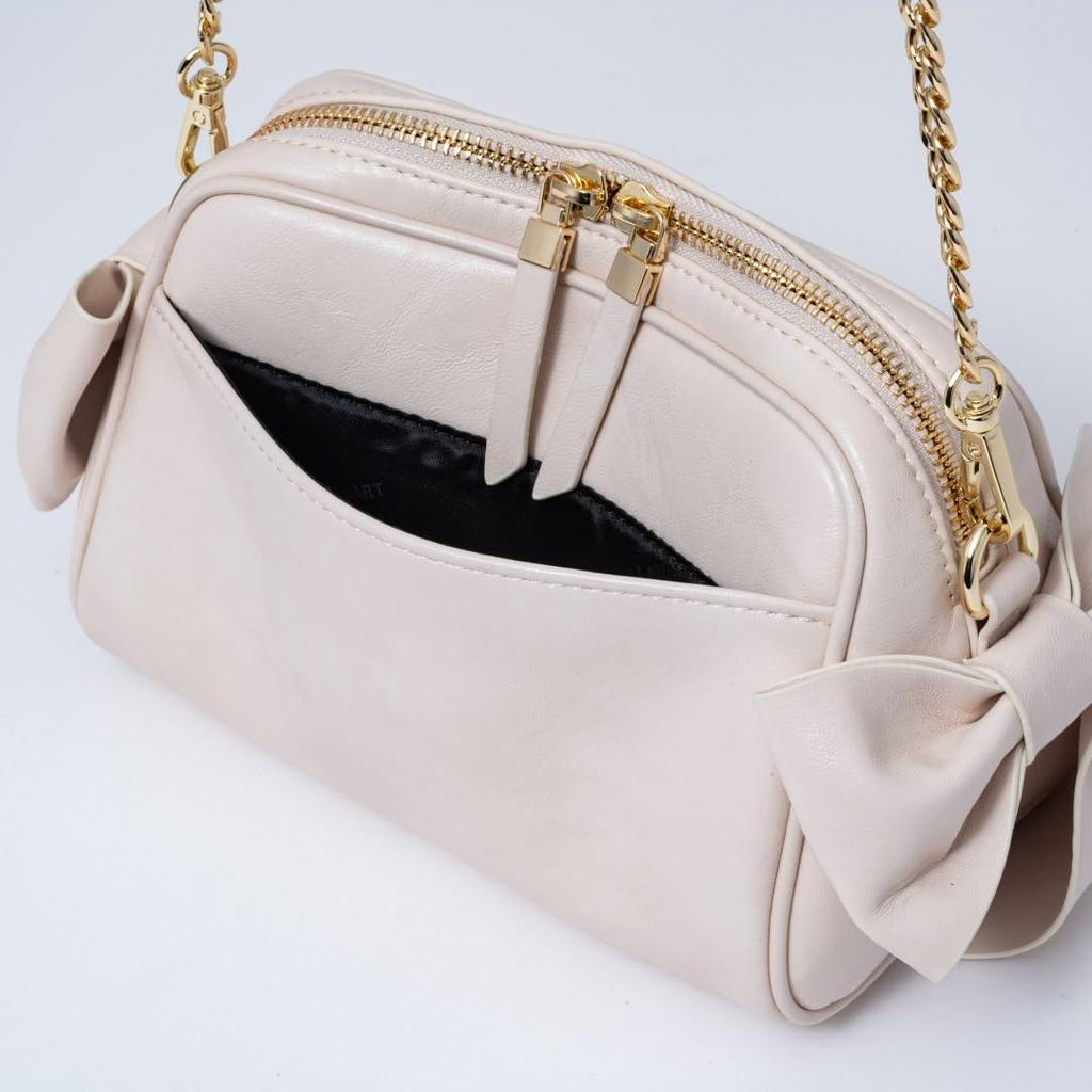 Jill Stuart Сумка через плечо Pecot с лентой, женственный и винтажный дизайн, ощущение, JSLH5ES1, слоновая кость, женская