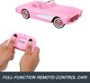 Hot Wheels RC Barbie Toy Car from Barbie The Holds 2 Barbie Trunk Opens for Storage Corvette, Battery-Operated Remote-Control Movie, Dolls,