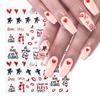 Nail Art Sticker Colorful Retro Funny Nail Art Tips Decoration for Girl