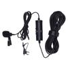 Clip On Microphone 360 Degree Rotation 3.5mm Jack Noise Reduction Cardioid Lavalier Mic Lapel Microphone
