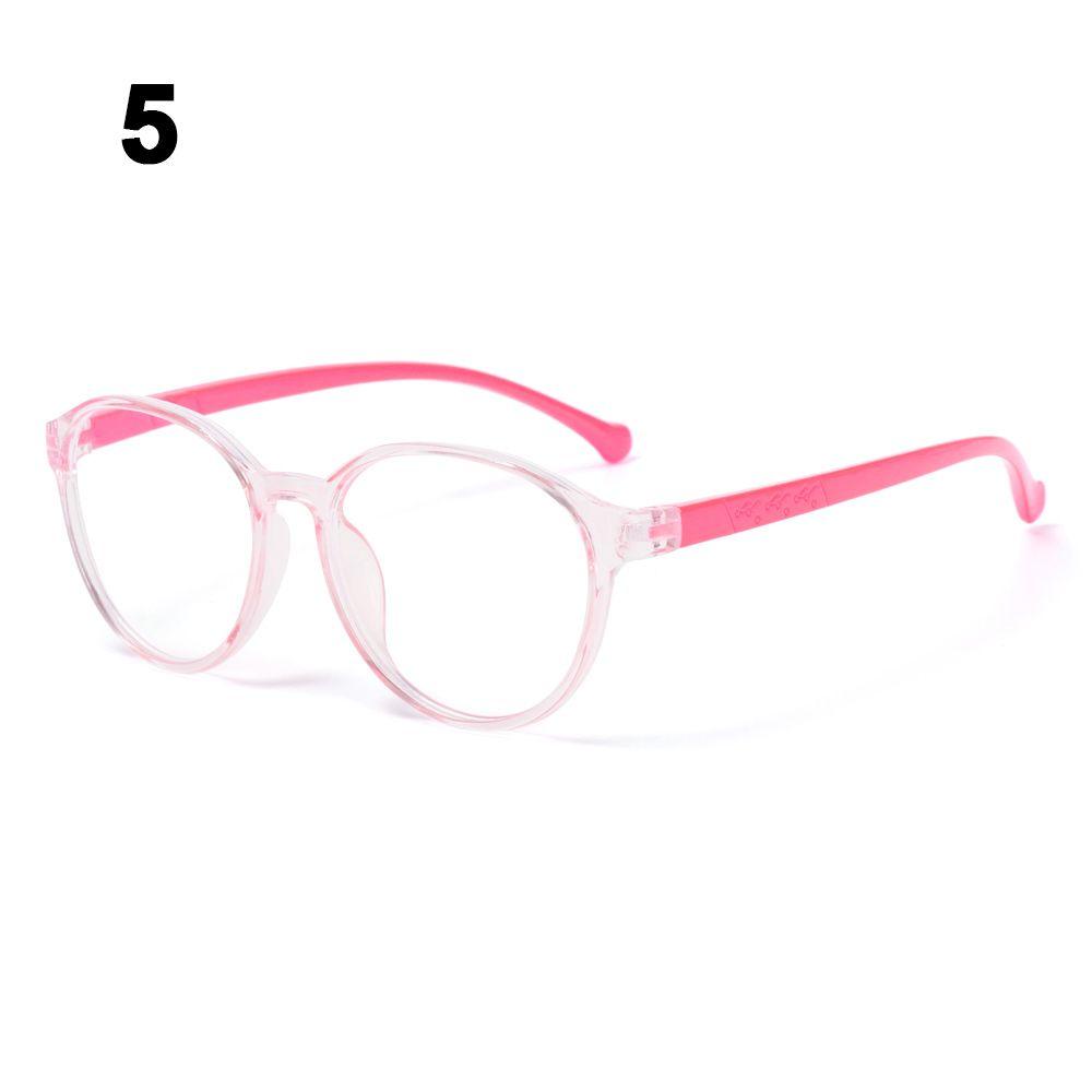 Fashion Glasses Protection Computer Round Eyeglasses Anti-blue Light Ultra Light Frame Kids Glasses
