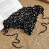 Bohemian Tassel Knitted Triangle Scarf Multi-functional Crochet Headscarf Hollow Shawl  Girl