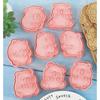 8 шт. Capybara Cookie Mold Biscuit Fondant Embosser Stamp для свадебных вечеринок Пластиковые принадлежности для украшения тортов и выпечки