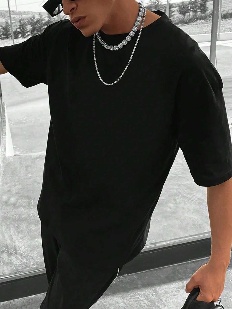 It Is What It Is Letter Graphic Мужская футболка Летняя хлопковая модная свободная одежда Повседневные топы в стиле хип-хоп Свободная мягкая футболка