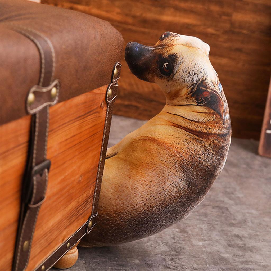 Реалистичная 3D подушка-игрушка в виде головы собаки, милая и забавная подушка для косплея животного для детей и любителей собак, идеальный подарок для декора дома