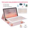 IPad A16 10,9-дюймовый розовый чехол-клавиатура Bluetooth с подсветкой
