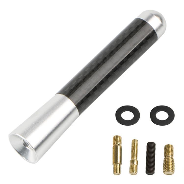 3,5 см/8 см/12 см универсальная автомобильная короткая радиоантенна из углеродного волокна черная автомобильная антенна на крышу радиоантенна FM/AM металлические приемные антенны