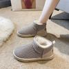 Новые женские зимние теплые зимние ботинки, нескользящие хлопковые женские ботильоны на утепленной платформе с мягкой подкладкой