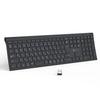 iClever Wireless Wireless Japanese JIS Full Keyboard with Numeric Ultra for Compatible with Perfect for Offices and Japanese Instruction Manual GKJ35B