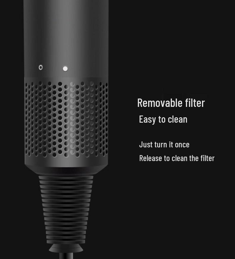 Профессиональный фен высокой мощности: Постоянная температура, бесшумный дизайн для ухода за волосами в отелях и супермаркетах.