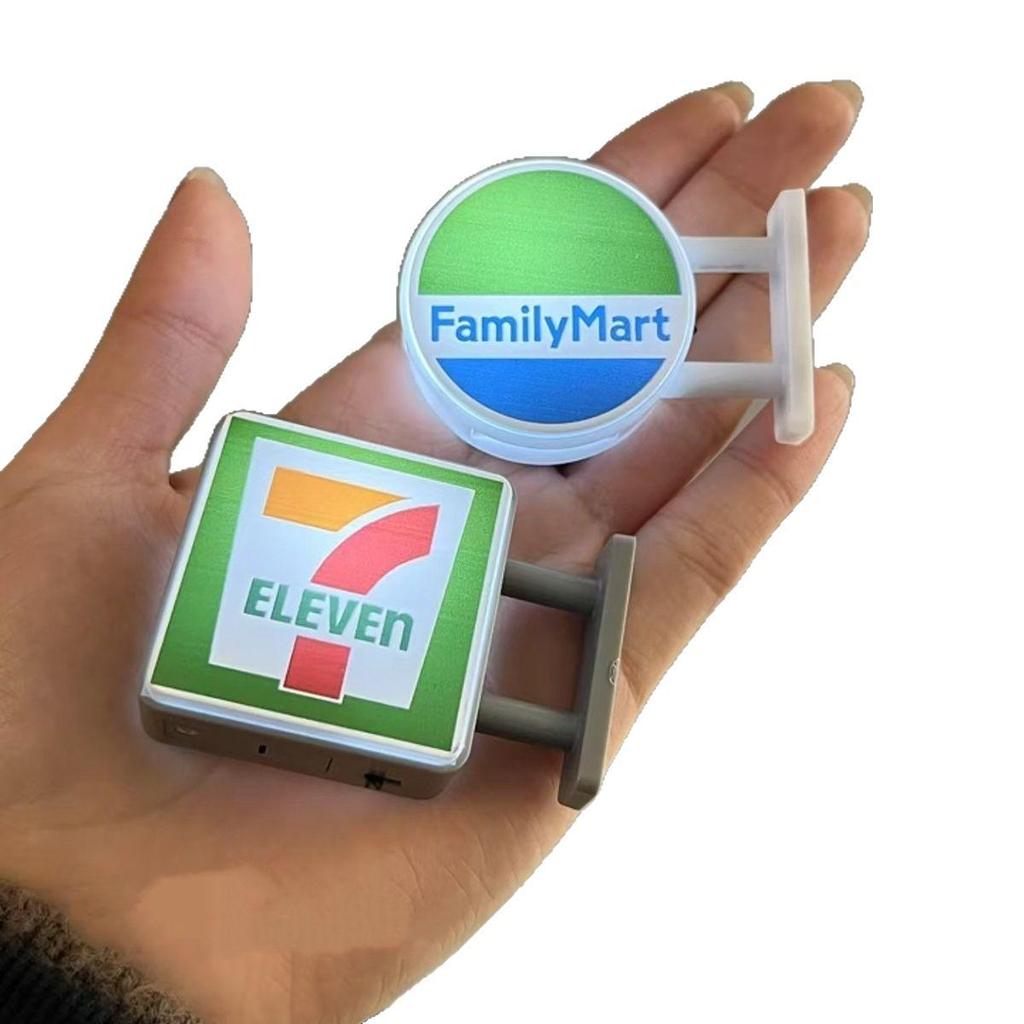 Светящаяся магнитная наклейка на холодильник 7-Eleven с функцией подзарядки