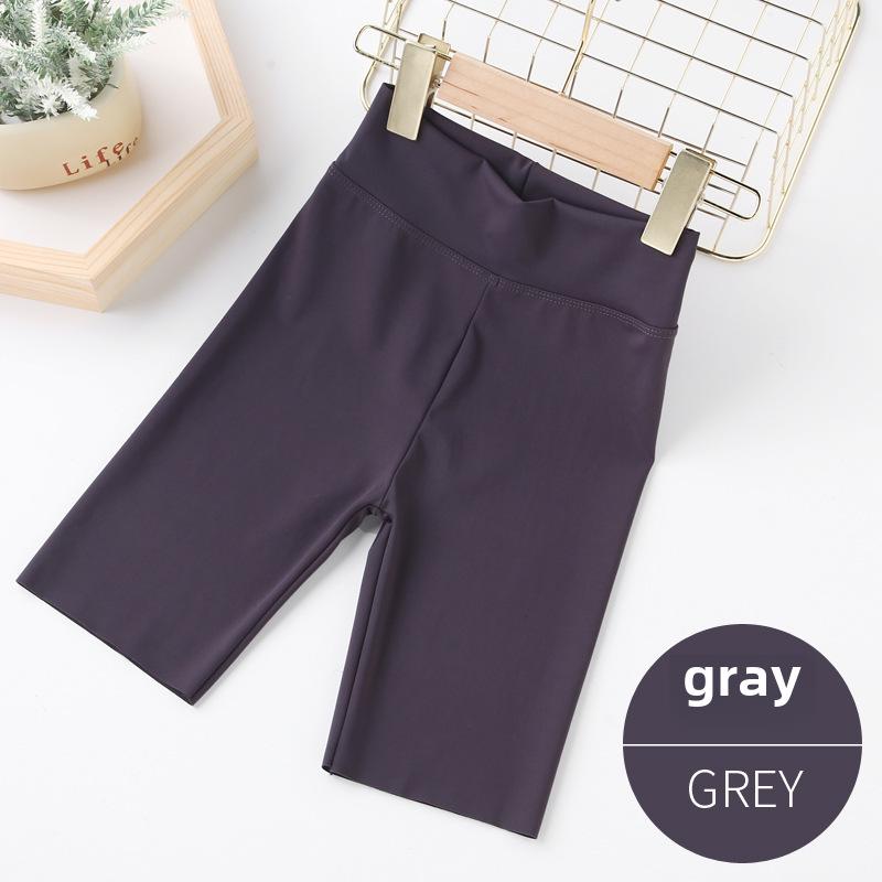 Girls' Elastic Shark Pants: Korean-Style Summer Yoga Shorts