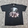 Винтажная футболка The Beatles L Футболка группы Abbey Road U2 Oasis Clash Графическая перепечатка