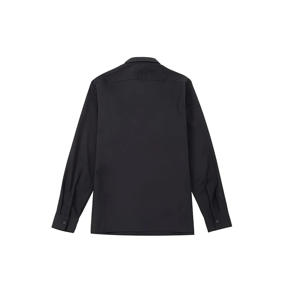 Timberland Shirts Men's Black Lapel Moderate Other (Unisex) Shirts A5UMS B23