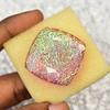 Lab-Created Opal Loose Gemstone 28x28mm Large Monarch Fire 78.2 ct Doublet Square Cut