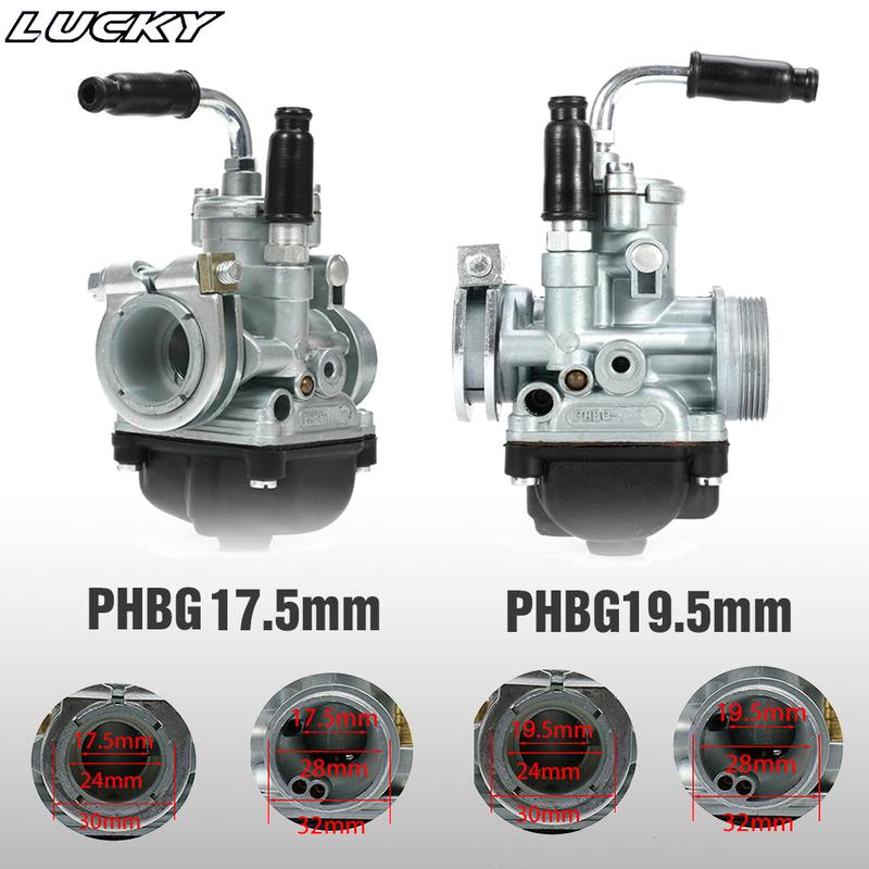 Карбюратор PHBG 17/19/21 17мм 17.5мм 19мм 19.5мм 21мм Racing Carburador Carb Для JOG50 JOG90 BWS100 RG50 DIO50-90