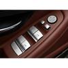 Для BMW X1 F48 Накладка на кнопку Матовый серебристый Переключатель управления блокировкой окон и дверей 2016-21