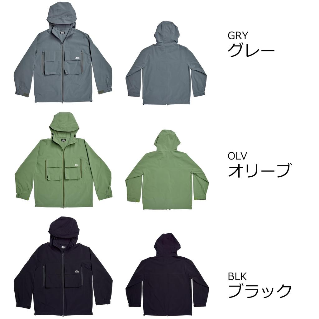 Abu Garcia Water-Resistant Fishing Parka, 1625535, Black, Medium