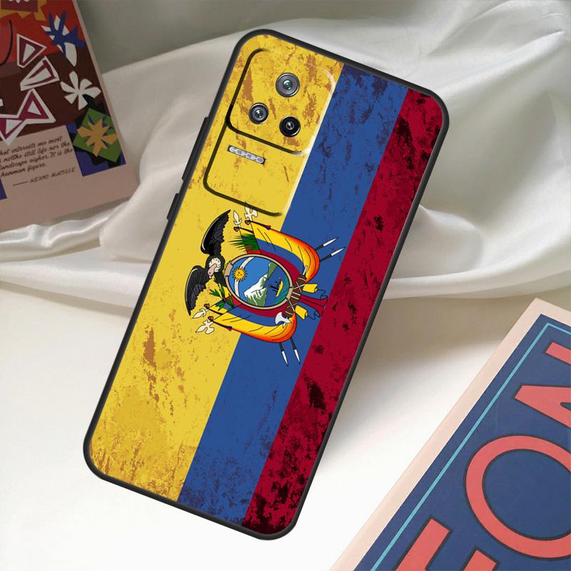 Ecuador Flag Case For POCO X6 Pro M6 X5 X3 M5s F3 F5 Xiaomi 14 Ultra 13 12 Lite 11T 12T 13T Pro Coque