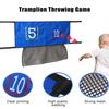 Сетка для метания на батуте, детская игровая приставка на открытом воздухе, забавный спортивный набор для фитнеса и метания для тренажерного зала, парка развлечений