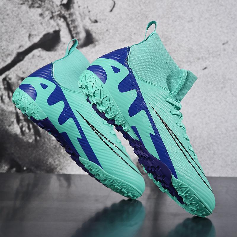 Men Soccer Shoes Kids Football Boots Women Professional Soccer Cleats Antiskid Chaussure Football TF/FG Sports Football Shoes