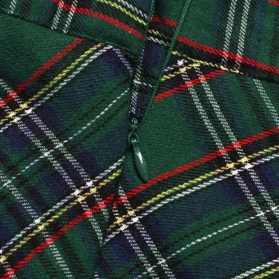 Женская макси-юбка с высокой талией, трапециевидной формы с клетчатым принтом, женская весенняя юбка большого размера, длина до пола, юбка с большим подолом