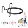Portable Shopping Cart Cup Holder Anti-Slip Water Drink Cup Holder Shopping Cart Accessory