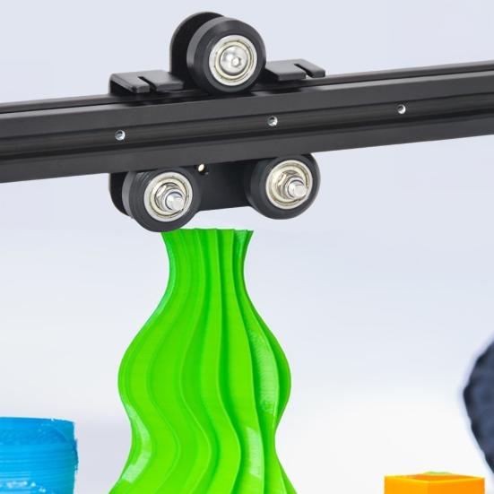 Задняя опорная пластина экструдера 3D для Ender-3 CR10/CR10Pro Сверхпрочная металлическая задняя опорная пластина со шкивом Экструзионная задняя пластина Аксессуары для 3D-принтера