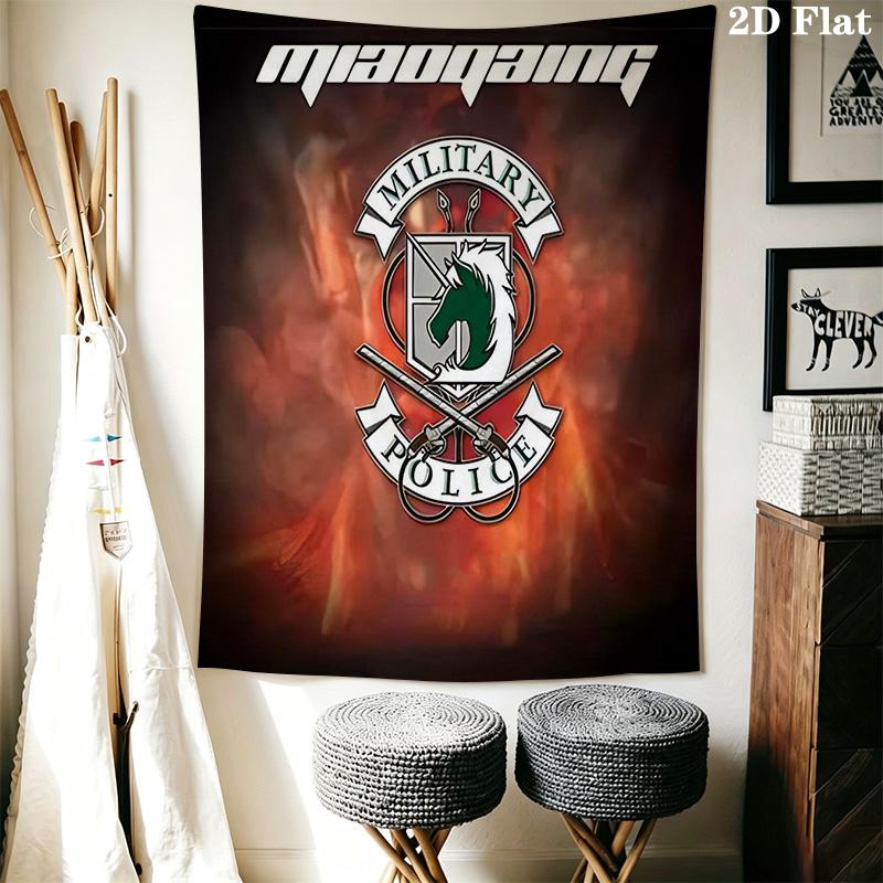 Attack Titan Wall Tapestry Tapestry Background Cloth Wallmounted Background Wall Hanging Cloth Christmas Gift Background Cloth