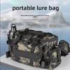Waterproof Multi-functional Fishing Gear Waist & Crossbody Bag with Large Capacity and Rod Storage