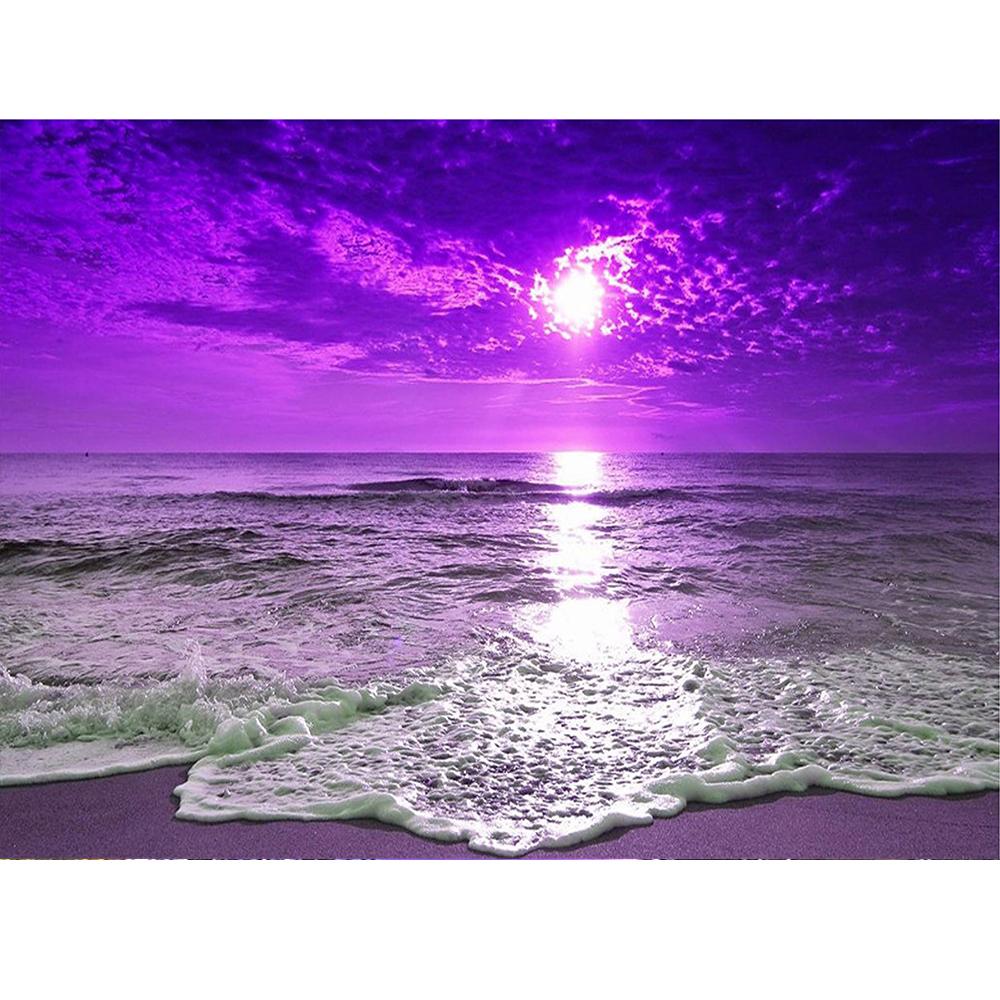 5D алмазная живопись «сделай сам», серия с видом на море, полный бриллиант, ручная работа, алмазная вышивка, мозаика, украшение для дома, спальни, подарок