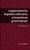 The L'Apprendimento Linguistico Attraverso Un'esperienza Grammaticale Book