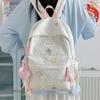 Star Schoolbag for Female Junior High School Students, Cute Versatile Large-capacity Backpack, High-value Student Backpack Trend