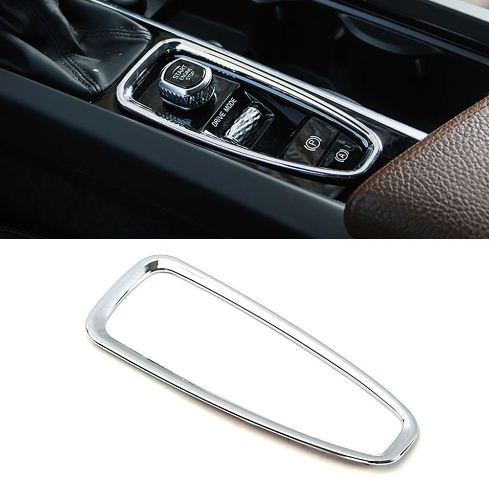 For Volvo XC60 2018-2024 Carbon Fiber Color AT Gearbox Gear Shift Panel Frame Trim ABS Car Interior Accessories Decoration Trim