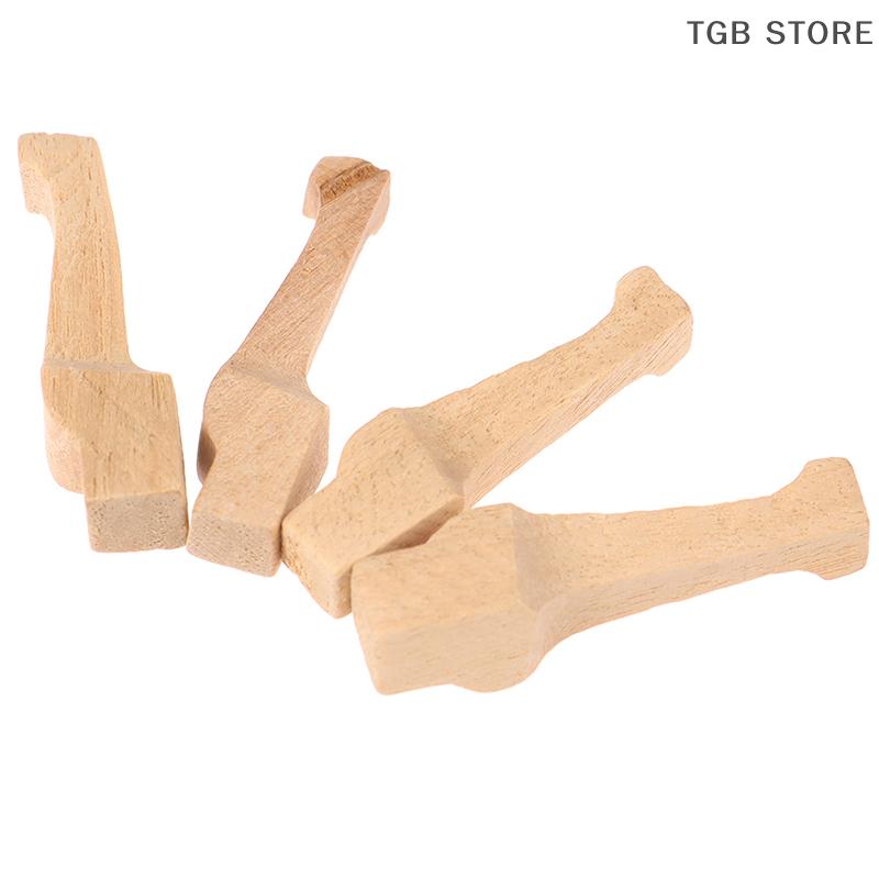 4 шт./набор Миниатюрные ножки стола Мебельный декор Сделай сам 1/12 Аксессуары для изготовления кукольного домика