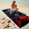 Beach Towel with The Weeknd1 Pattern - soft,absorbent,machine washable Lightweight&Modern,swimming,Travel Essentials