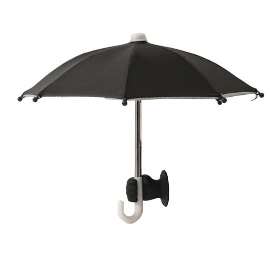Yousheng Phone Umbrella with Fist Suction Cup UV Protection Universal Mini Windproof Sun Shade Mobile Phone Umbrella Phone Accessories