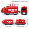 Wooden Train with Driver and Passenger, Compatible with Major Brand Tracks, Available In Multiple Colors