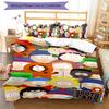 South Park 3pcs Bedding Set Duvet Cover Closure Includes 1 Duvet Cover & 2 Pillowcases for All Seasons Bedroom Home Dorm Decor