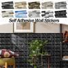 12 Pcs Self Adhesive Tile Sticker Waterproof PVC Marble Pattern Peel And Stick Panels Bathroom Kitchen Backsplash Wall Decals